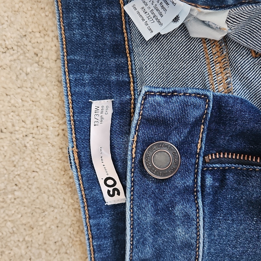 High rise crop jeans - Picture 4 of 7